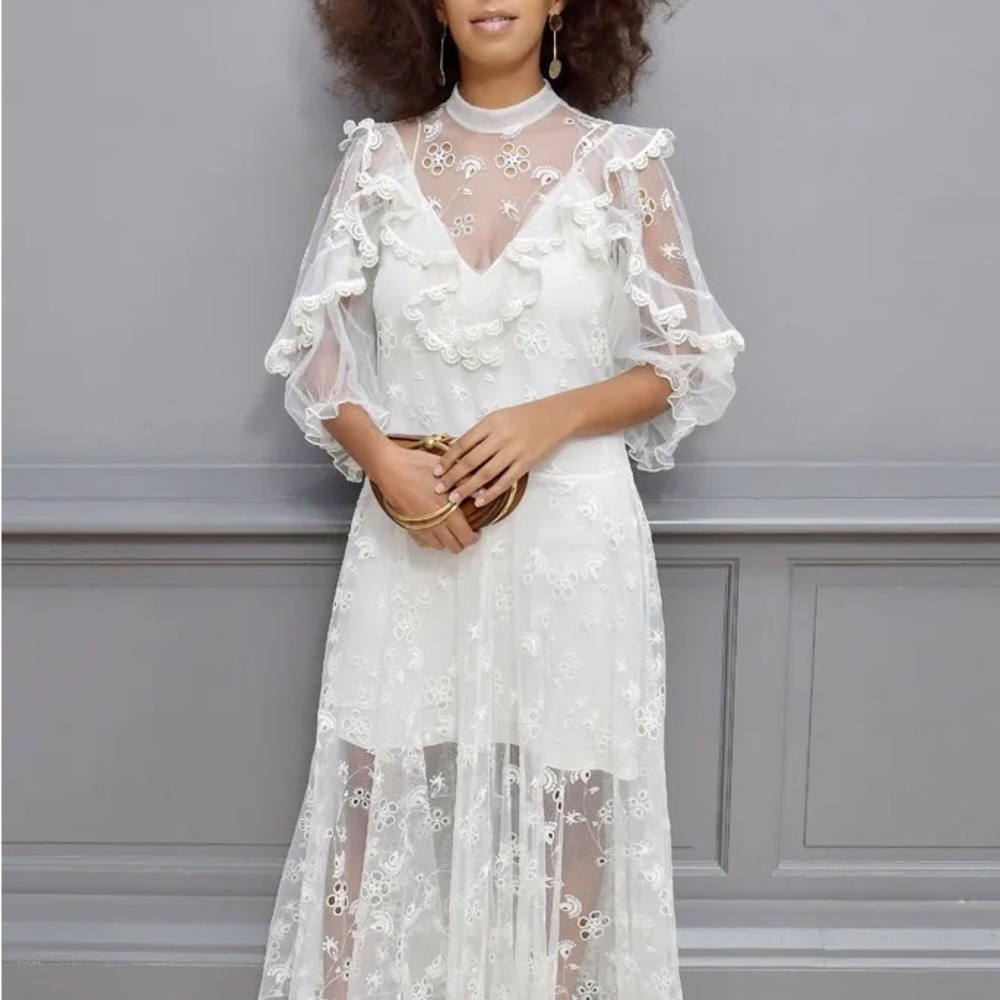 *SOLD* Chloé Runway Bohemian Style Lace Dress